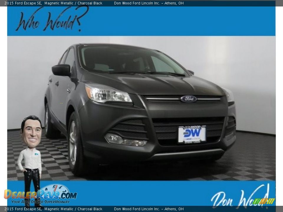 2015 Ford Escape SE Magnetic Metallic / Charcoal Black Photo #1