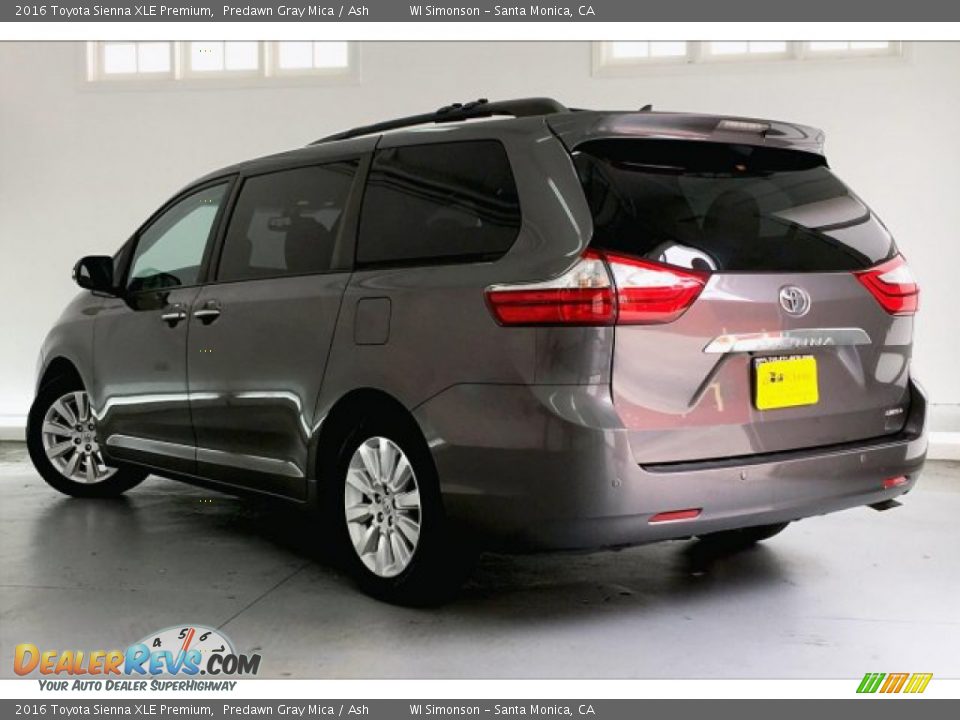2016 Toyota Sienna XLE Premium Predawn Gray Mica / Ash Photo #10