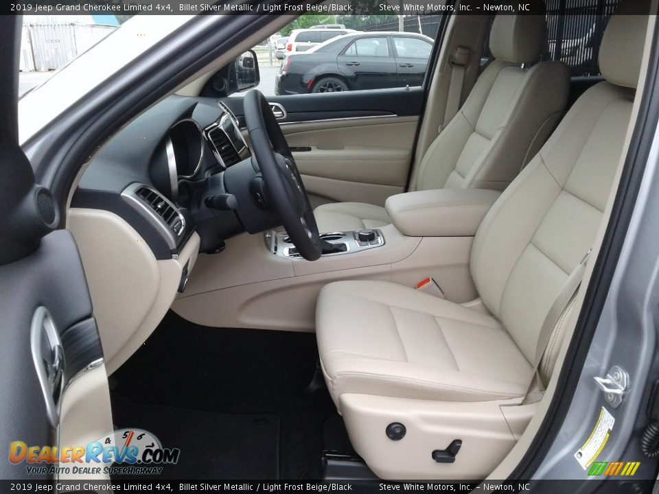 2019 Jeep Grand Cherokee Limited 4x4 Billet Silver Metallic / Light Frost Beige/Black Photo #10