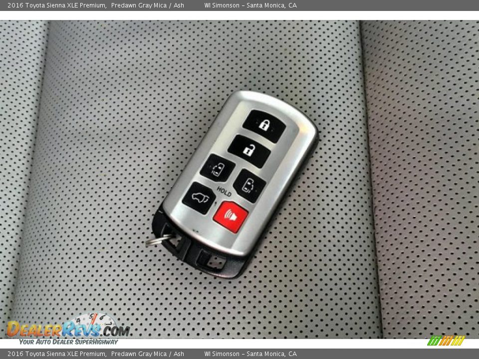 2016 Toyota Sienna XLE Premium Predawn Gray Mica / Ash Photo #11