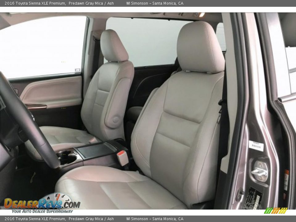 2016 Toyota Sienna XLE Premium Predawn Gray Mica / Ash Photo #14