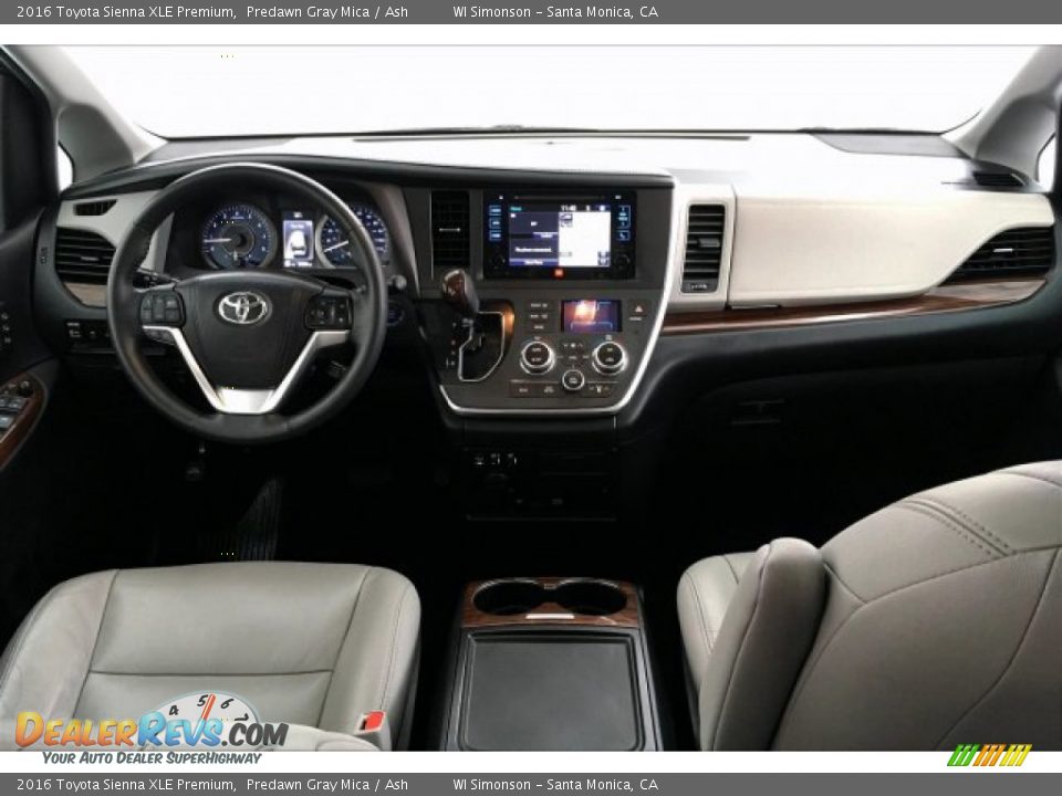 2016 Toyota Sienna XLE Premium Predawn Gray Mica / Ash Photo #17