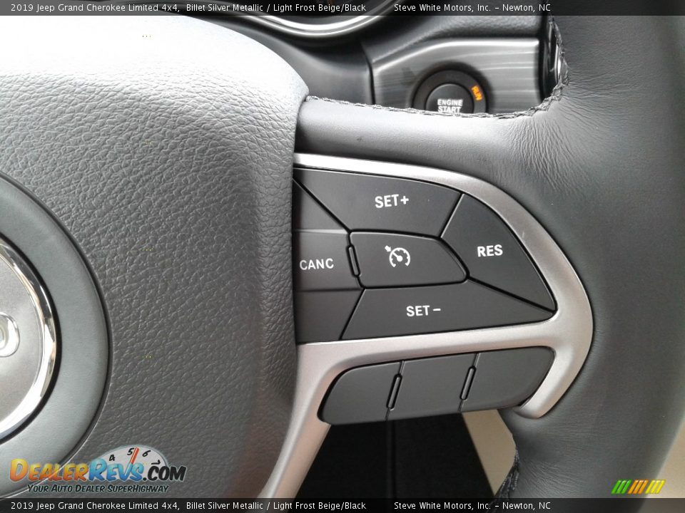 2019 Jeep Grand Cherokee Limited 4x4 Billet Silver Metallic / Light Frost Beige/Black Photo #18