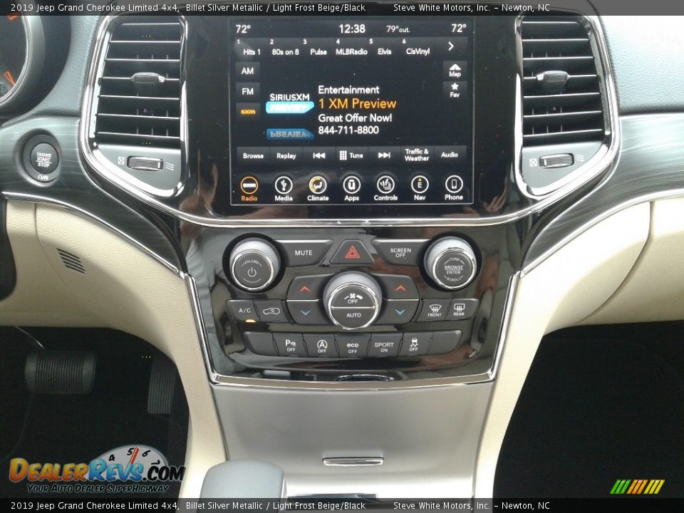 2019 Jeep Grand Cherokee Limited 4x4 Billet Silver Metallic / Light Frost Beige/Black Photo #20