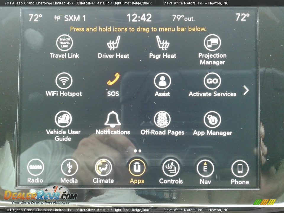 2019 Jeep Grand Cherokee Limited 4x4 Billet Silver Metallic / Light Frost Beige/Black Photo #25
