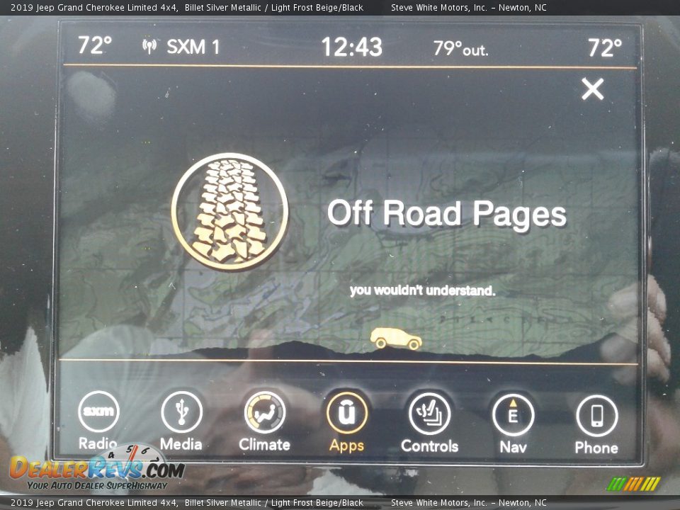 2019 Jeep Grand Cherokee Limited 4x4 Billet Silver Metallic / Light Frost Beige/Black Photo #26