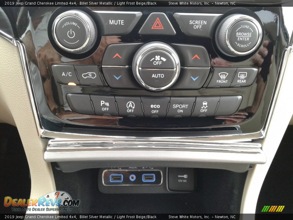 2019 Jeep Grand Cherokee Limited 4x4 Billet Silver Metallic / Light Frost Beige/Black Photo #28