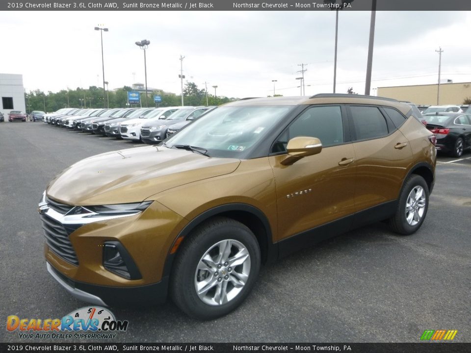 2019 Chevrolet Blazer 3.6L Cloth AWD Sunlit Bronze Metallic / Jet Black Photo #1