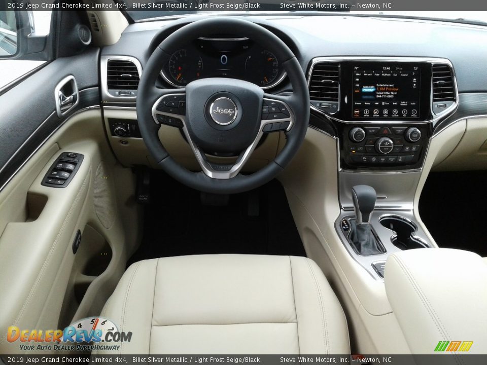 2019 Jeep Grand Cherokee Limited 4x4 Billet Silver Metallic / Light Frost Beige/Black Photo #32
