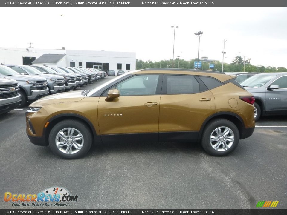 2019 Chevrolet Blazer 3.6L Cloth AWD Sunlit Bronze Metallic / Jet Black Photo #2