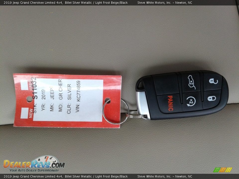 2019 Jeep Grand Cherokee Limited 4x4 Billet Silver Metallic / Light Frost Beige/Black Photo #33