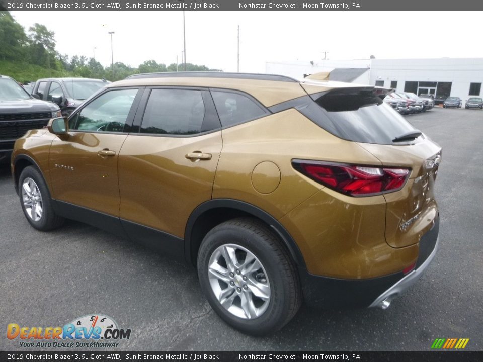 2019 Chevrolet Blazer 3.6L Cloth AWD Sunlit Bronze Metallic / Jet Black Photo #3