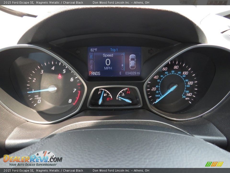 2015 Ford Escape SE Magnetic Metallic / Charcoal Black Photo #31