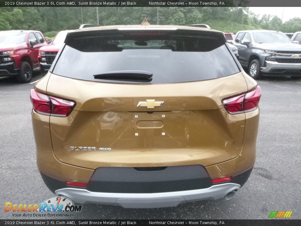 2019 Chevrolet Blazer 3.6L Cloth AWD Sunlit Bronze Metallic / Jet Black Photo #4