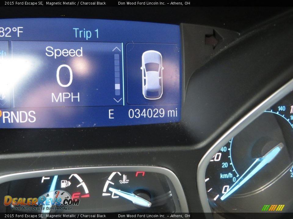 2015 Ford Escape SE Magnetic Metallic / Charcoal Black Photo #32