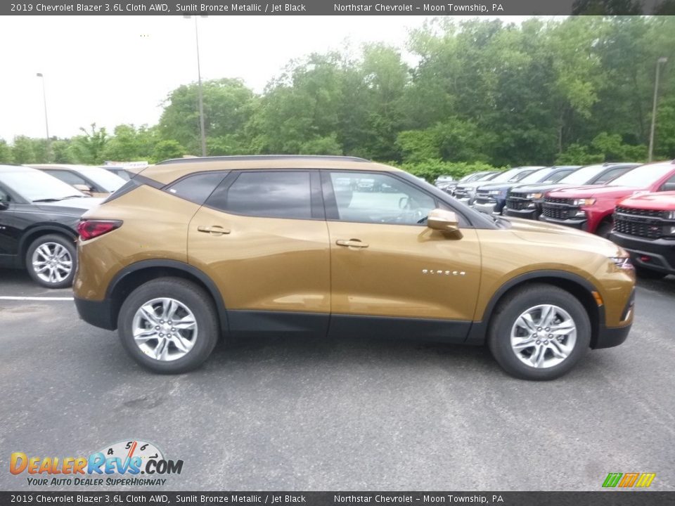 2019 Chevrolet Blazer 3.6L Cloth AWD Sunlit Bronze Metallic / Jet Black Photo #6
