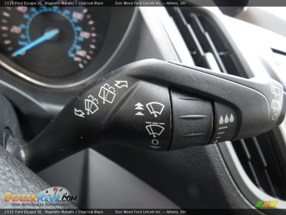 2015 Ford Escape SE Magnetic Metallic / Charcoal Black Photo #36