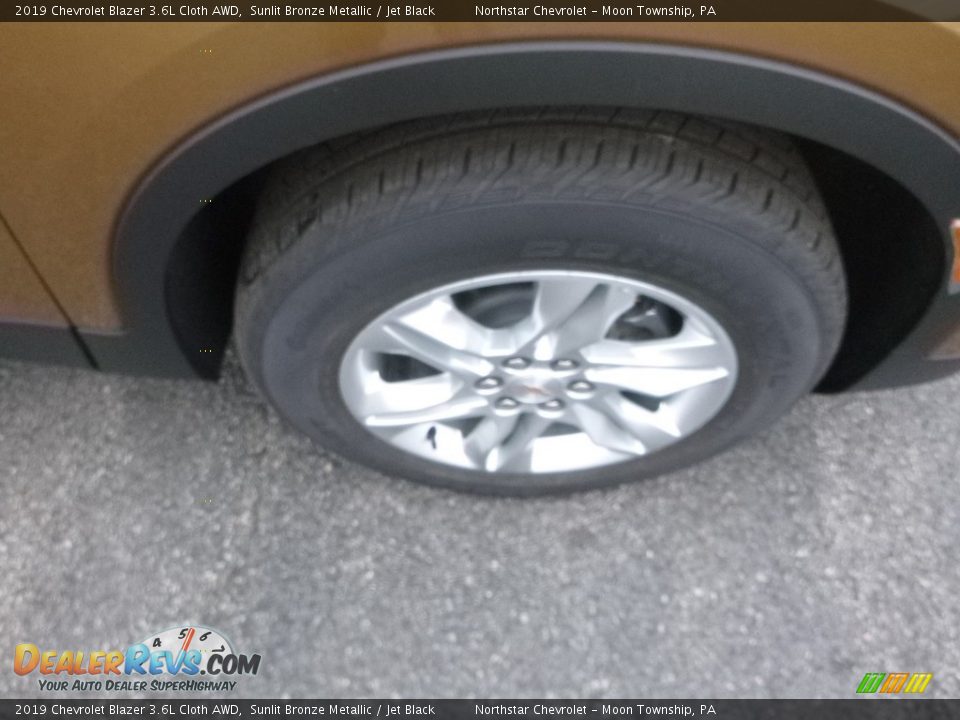 2019 Chevrolet Blazer 3.6L Cloth AWD Sunlit Bronze Metallic / Jet Black Photo #9