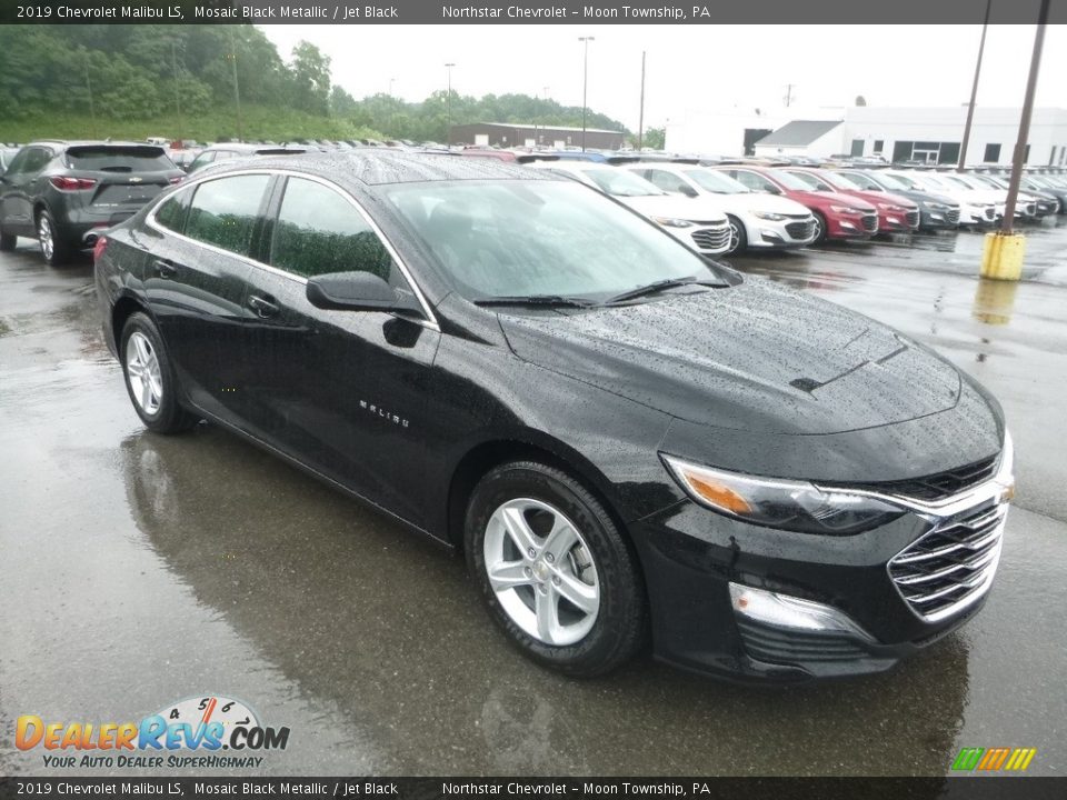 2019 Chevrolet Malibu LS Mosaic Black Metallic / Jet Black Photo #7