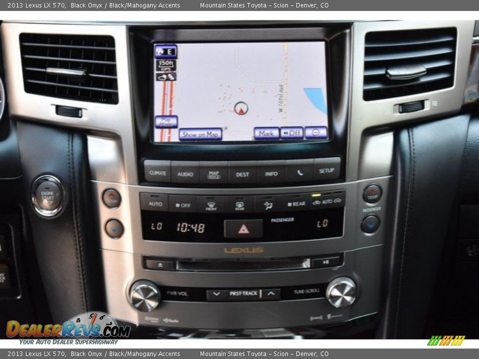 2013 Lexus LX 570 Black Onyx / Black/Mahogany Accents Photo #15