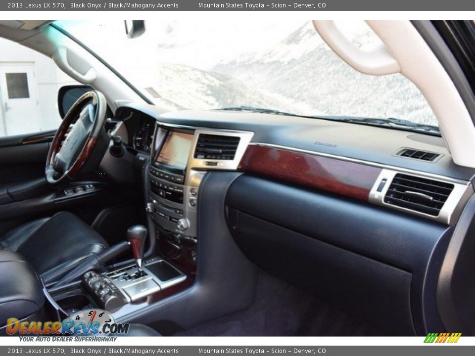 2013 Lexus LX 570 Black Onyx / Black/Mahogany Accents Photo #17