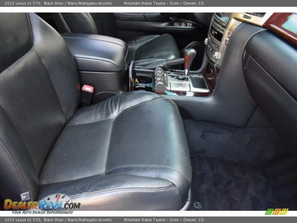 2013 Lexus LX 570 Black Onyx / Black/Mahogany Accents Photo #18