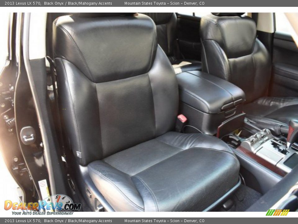 2013 Lexus LX 570 Black Onyx / Black/Mahogany Accents Photo #19