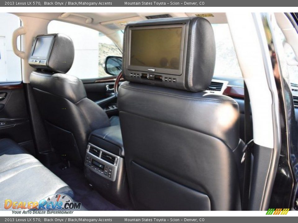 2013 Lexus LX 570 Black Onyx / Black/Mahogany Accents Photo #21