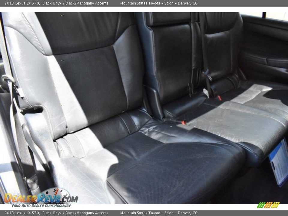 2013 Lexus LX 570 Black Onyx / Black/Mahogany Accents Photo #23