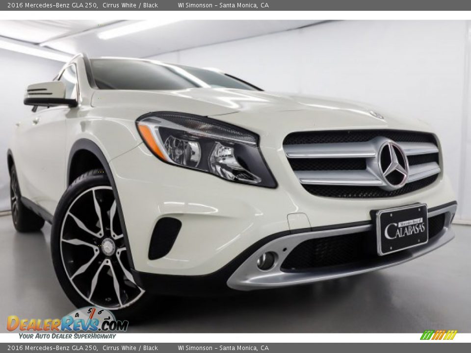 2016 Mercedes-Benz GLA 250 Cirrus White / Black Photo #2