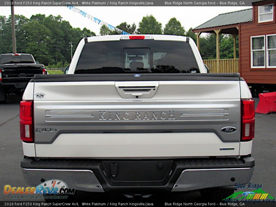2019 Ford F150 King Ranch SuperCrew 4x4 White Platinum / King Ranch Kingsville/Java Photo #4