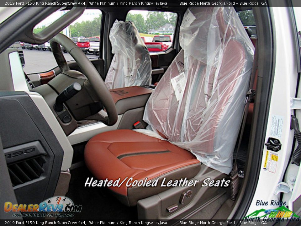 2019 Ford F150 King Ranch SuperCrew 4x4 White Platinum / King Ranch Kingsville/Java Photo #10