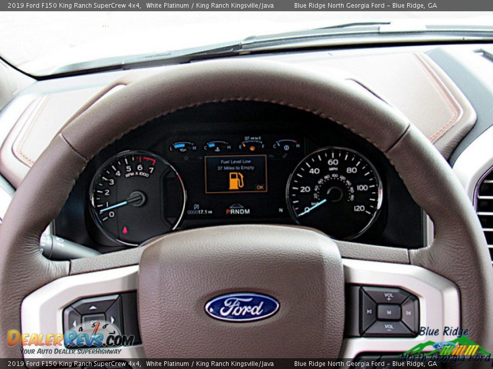 2019 Ford F150 King Ranch SuperCrew 4x4 White Platinum / King Ranch Kingsville/Java Photo #14