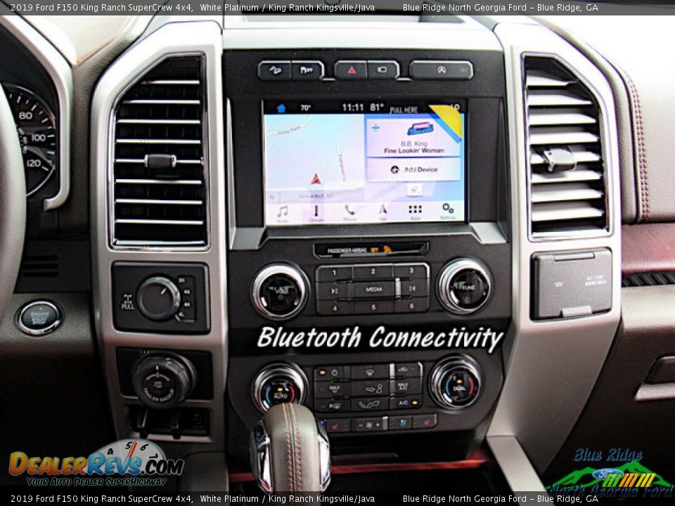 2019 Ford F150 King Ranch SuperCrew 4x4 White Platinum / King Ranch Kingsville/Java Photo #15