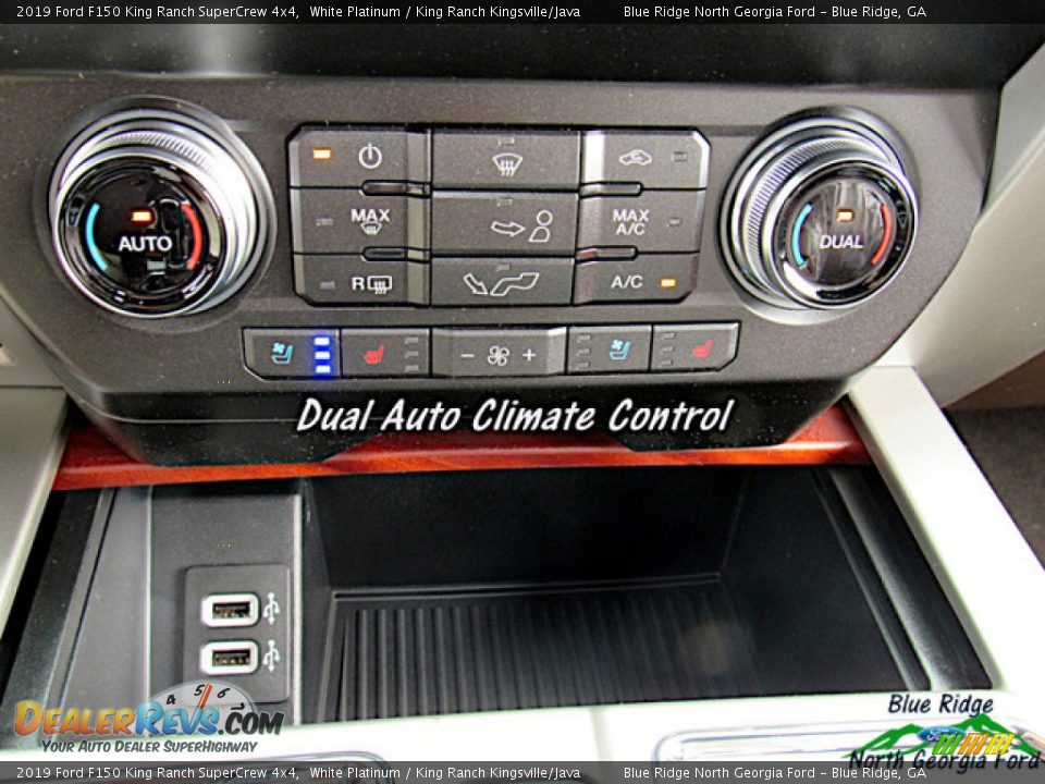 2019 Ford F150 King Ranch SuperCrew 4x4 White Platinum / King Ranch Kingsville/Java Photo #20