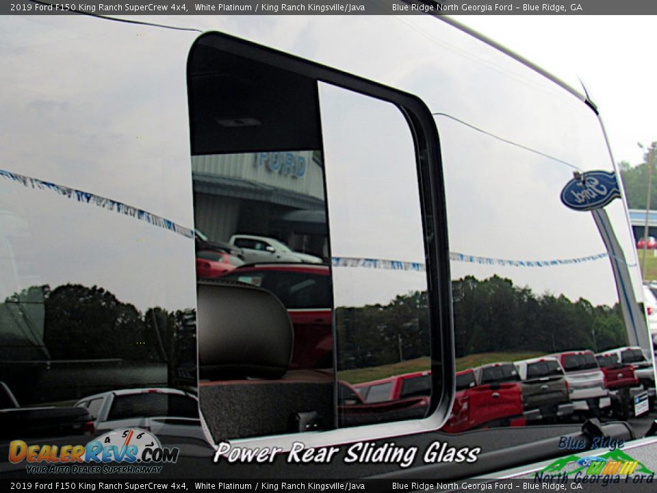 2019 Ford F150 King Ranch SuperCrew 4x4 White Platinum / King Ranch Kingsville/Java Photo #24