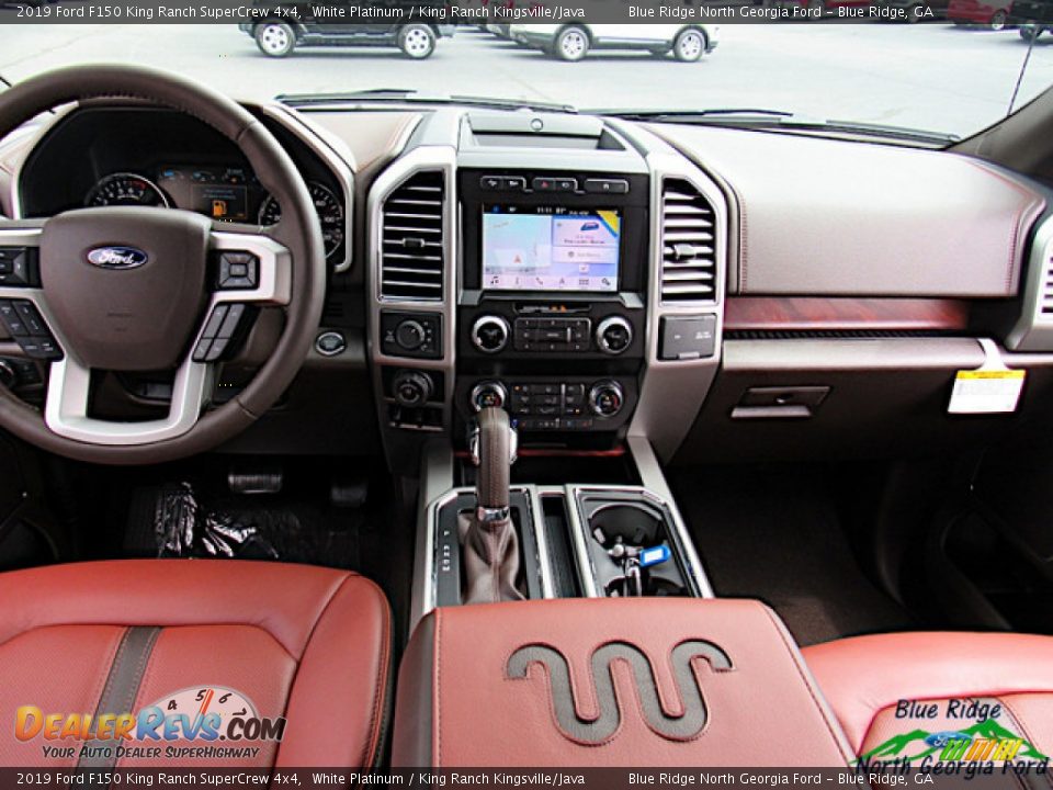 2019 Ford F150 King Ranch SuperCrew 4x4 White Platinum / King Ranch Kingsville/Java Photo #27