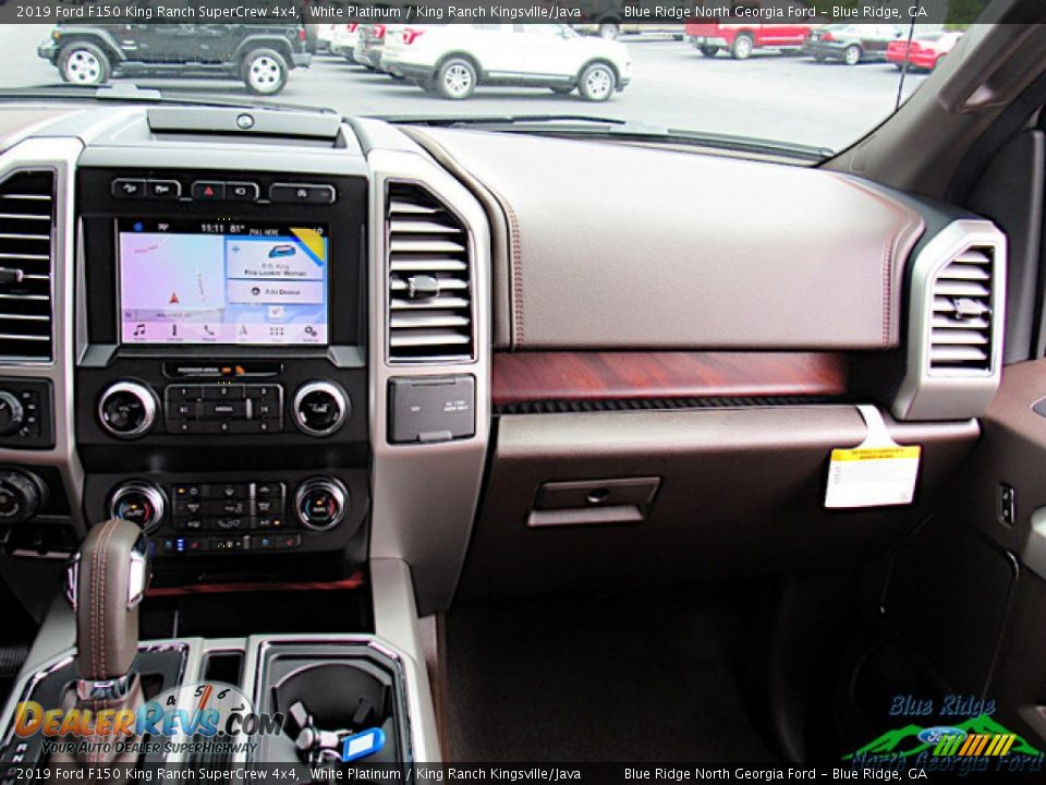 2019 Ford F150 King Ranch SuperCrew 4x4 White Platinum / King Ranch Kingsville/Java Photo #28