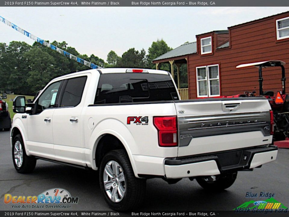 2019 Ford F150 Platinum SuperCrew 4x4 White Platinum / Black Photo #3