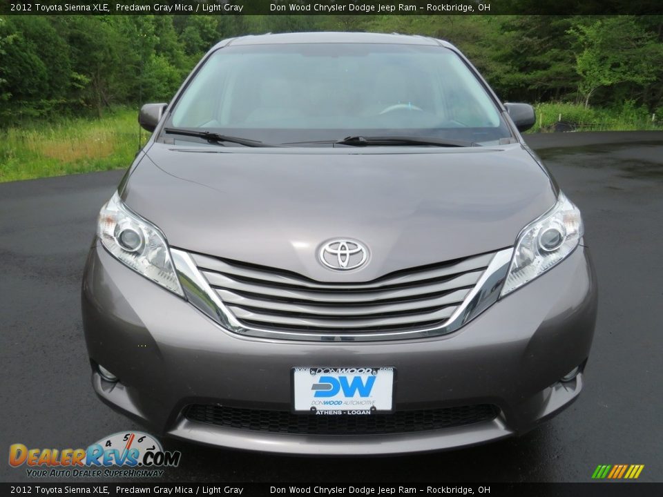 2012 Toyota Sienna XLE Predawn Gray Mica / Light Gray Photo #6