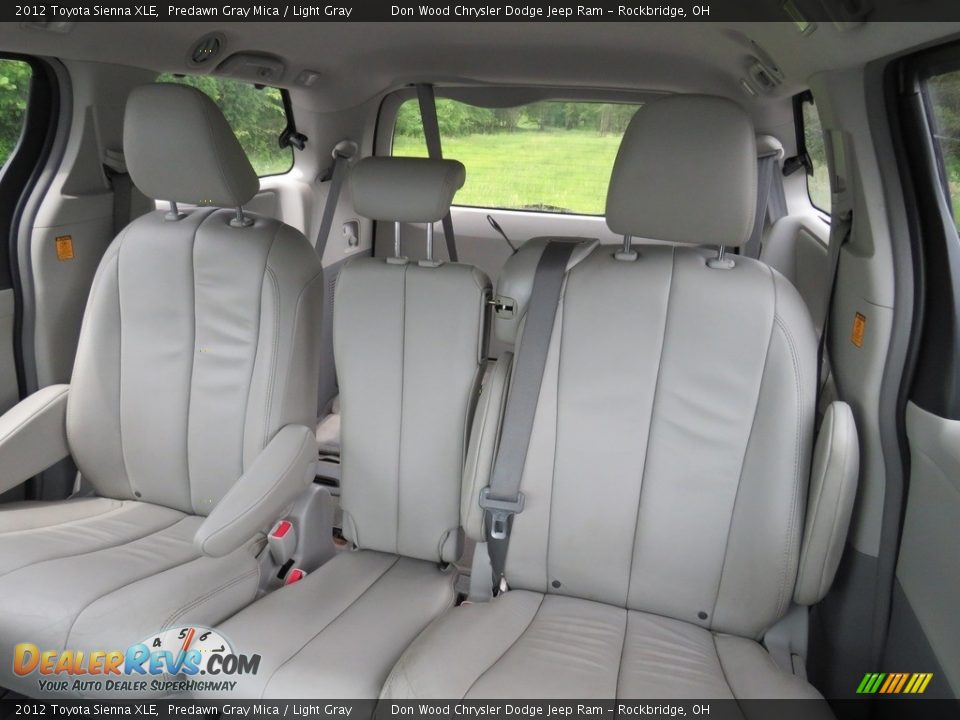 2012 Toyota Sienna XLE Predawn Gray Mica / Light Gray Photo #25