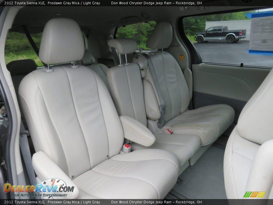 2012 Toyota Sienna XLE Predawn Gray Mica / Light Gray Photo #26