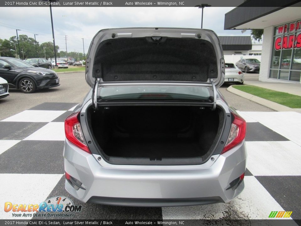 2017 Honda Civic EX-L Sedan Lunar Silver Metallic / Black Photo #5
