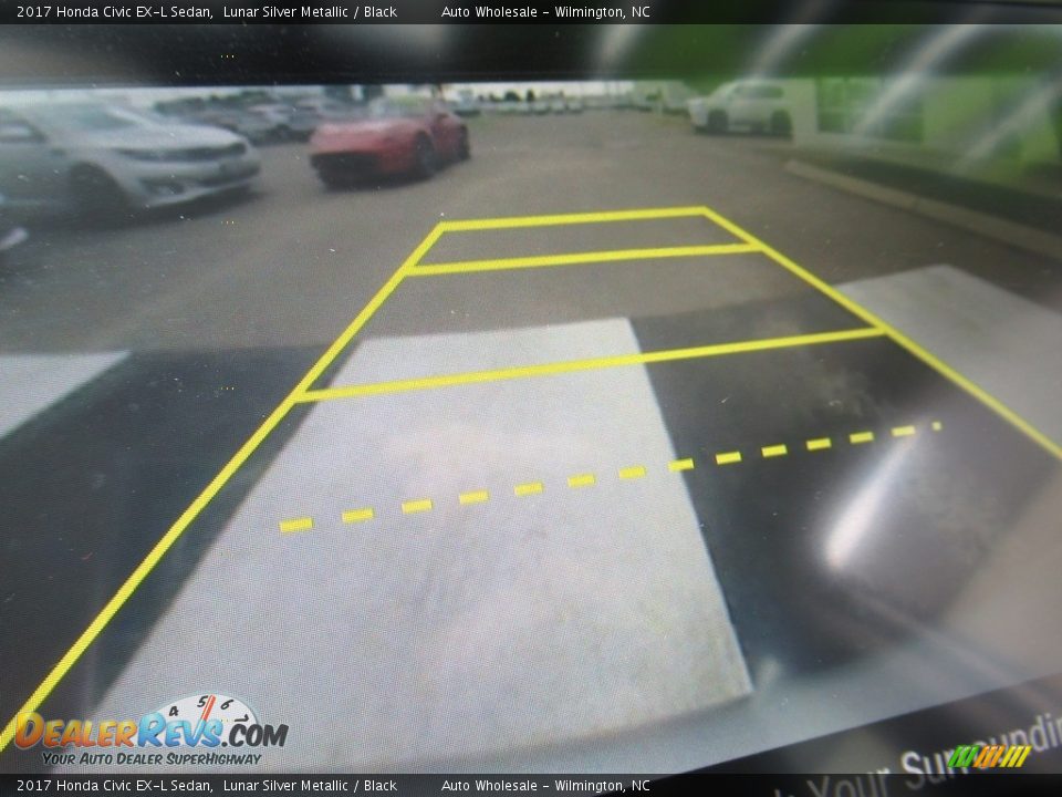 2017 Honda Civic EX-L Sedan Lunar Silver Metallic / Black Photo #18