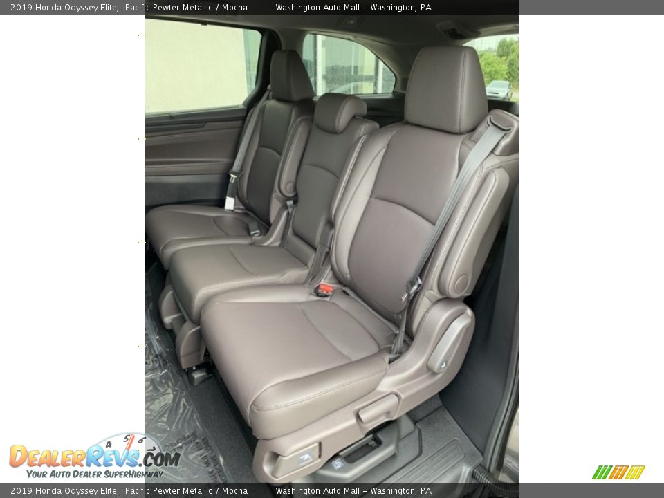 2019 Honda Odyssey Elite Pacific Pewter Metallic / Mocha Photo #16