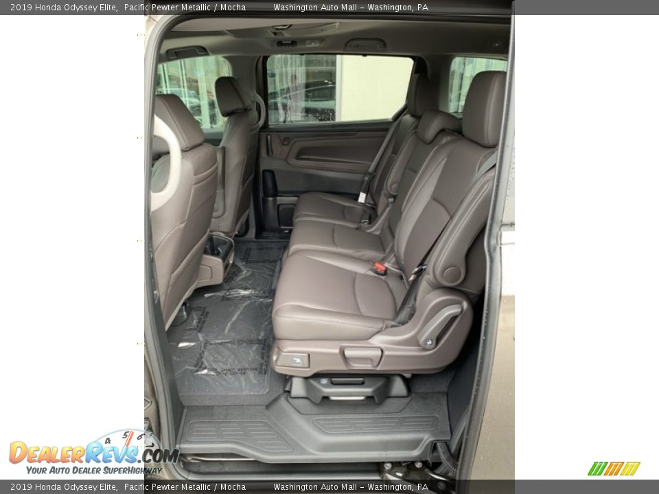 2019 Honda Odyssey Elite Pacific Pewter Metallic / Mocha Photo #17