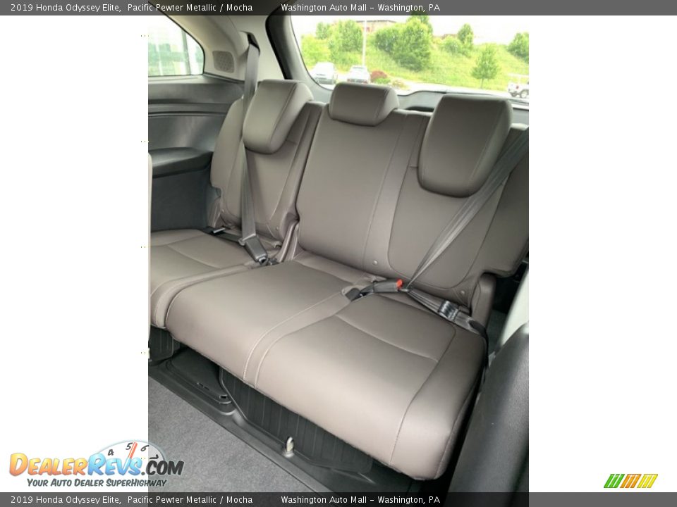 2019 Honda Odyssey Elite Pacific Pewter Metallic / Mocha Photo #18