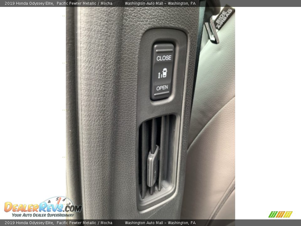 2019 Honda Odyssey Elite Pacific Pewter Metallic / Mocha Photo #19
