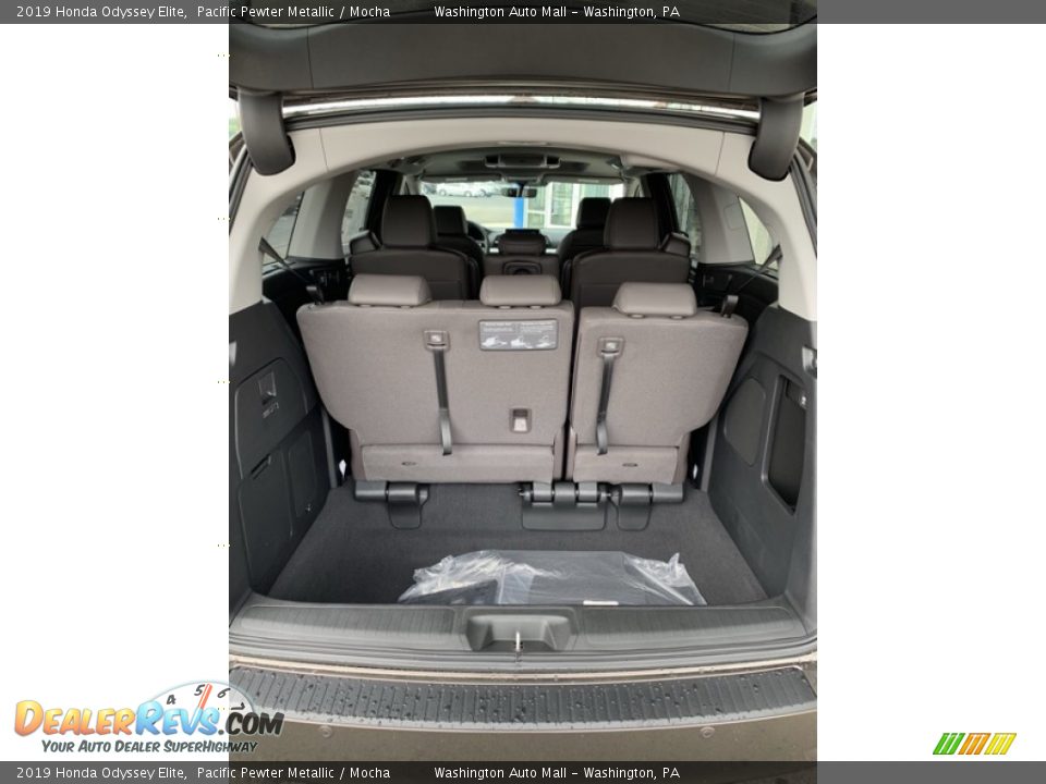 2019 Honda Odyssey Elite Pacific Pewter Metallic / Mocha Photo #21