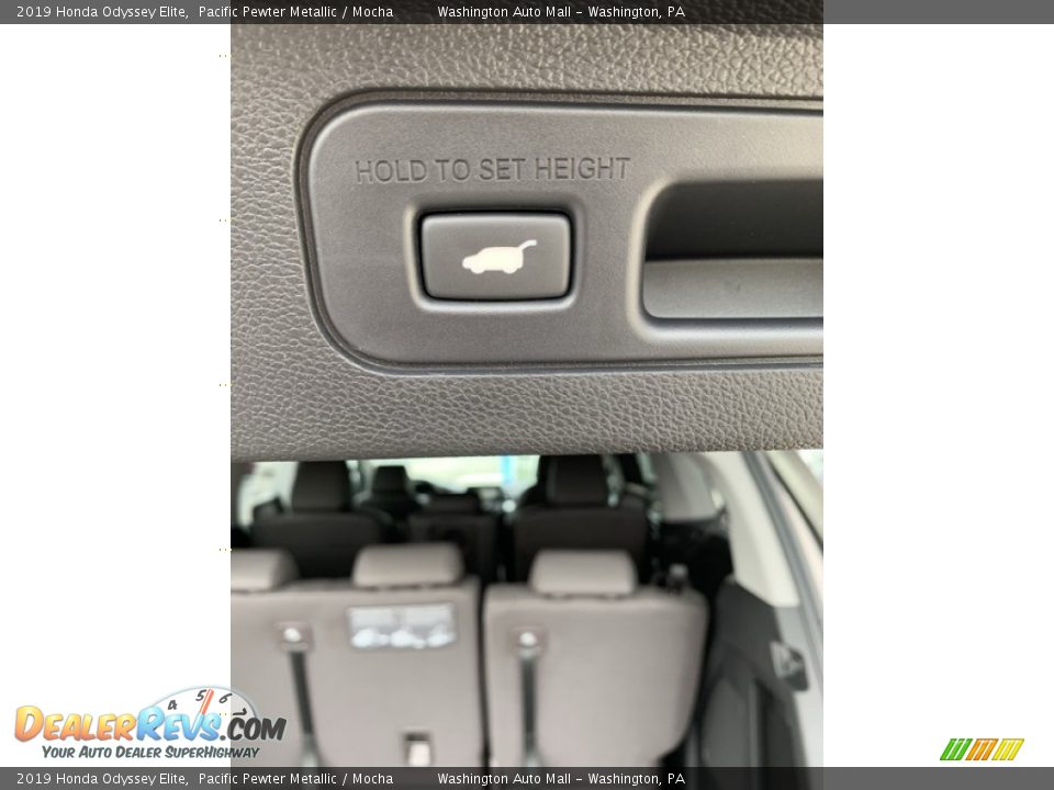 2019 Honda Odyssey Elite Pacific Pewter Metallic / Mocha Photo #22